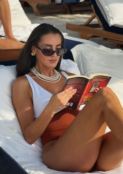 Capri V-Neck Swimsuit